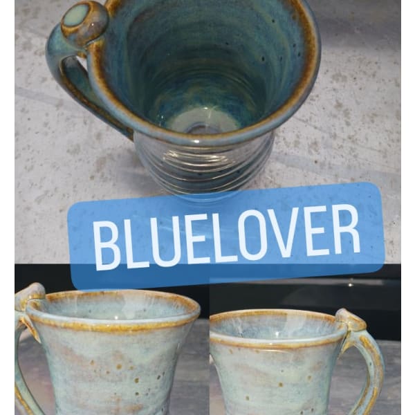 Handmade Coffee Mug - Color: Blue Lover