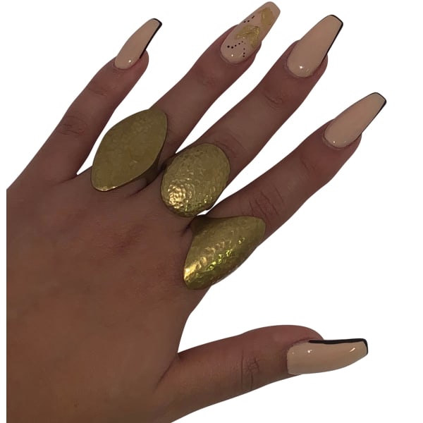 Assorted Brass Fashion Ring Collection
