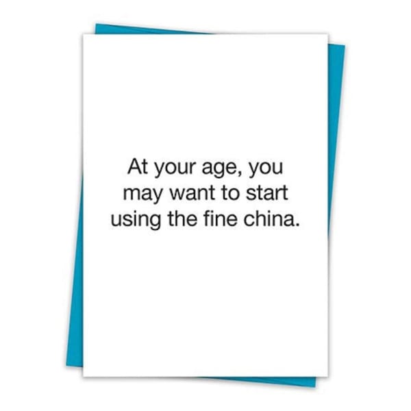 You May Want To Start Using The Fine China Birthday Greeting Card