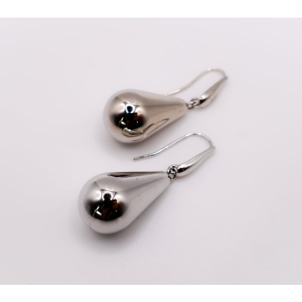 Sterling Silver Raindrop Elegance Earrings