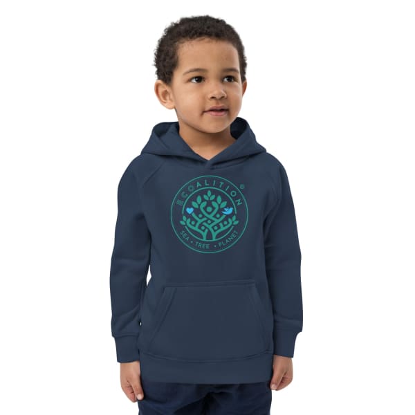 Ecoalition Kids Eco Hoodie - Color: French Navy, Size: 4y