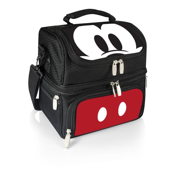 Mickey Mouse - Pranzo Lunch Bag Cooler with Utensils - Color: Black