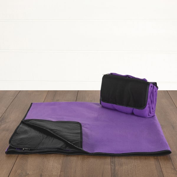 Blanket Tote Outdoor Picnic Blanket - Color: Purple