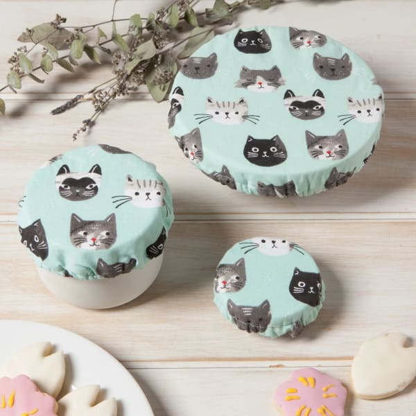 Cats Reusable Mini Bowl Cover | Cute Bowl Cap