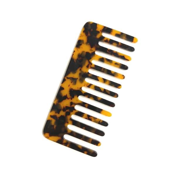 Marbled and Patterned Combs | Packs Flat in Handbag - Color: Tortoise
