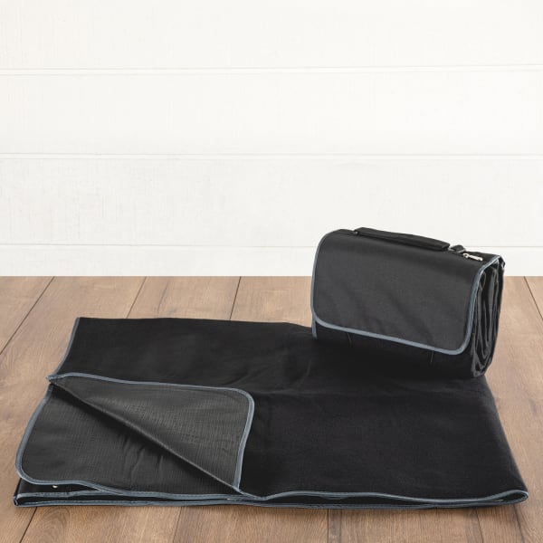 Blanket Tote Outdoor Picnic Blanket - Color: Black