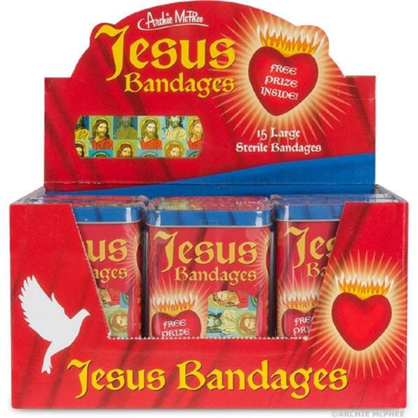 Jesus Bandages with Latex-Free Adhesive and Sterile Gauze