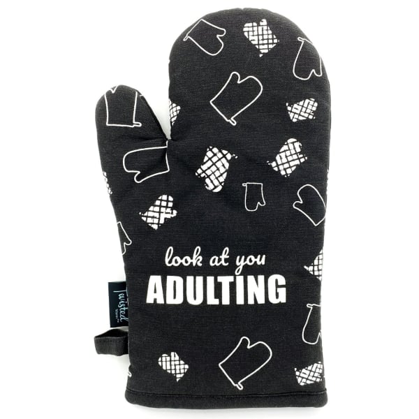 Look At You Adulting Oven Mitt | Kitchen Thermal Single Pot Holder