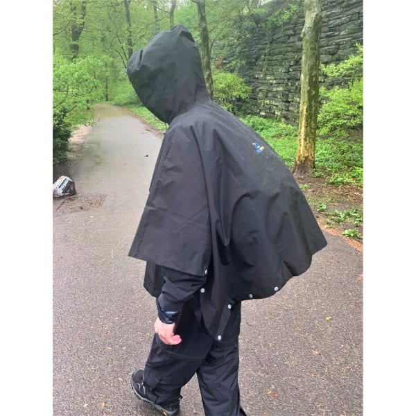 The Brella 1010 - BLACK, Waterproof, Packable, One Size Fits Most