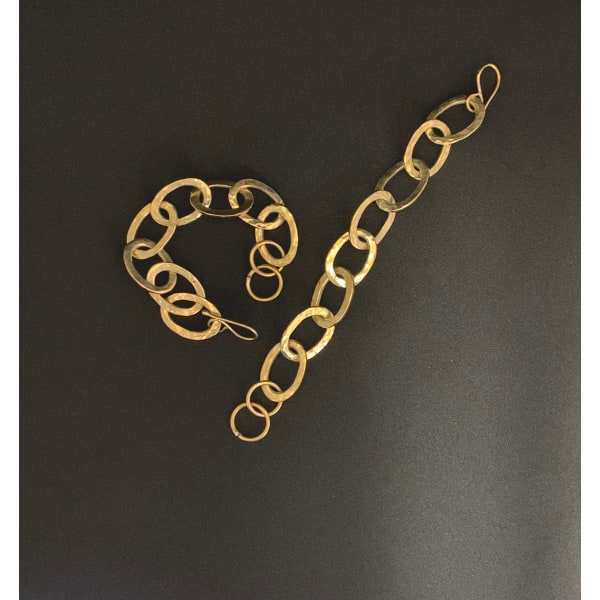 Suzie Brass Chain Link Bracelet