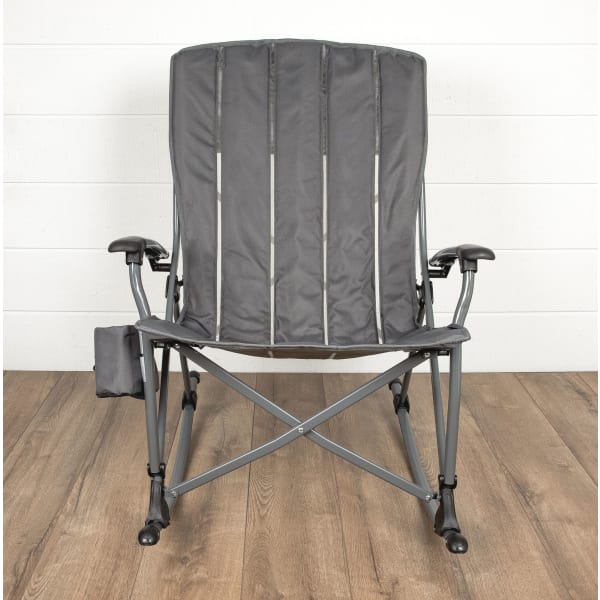 Outdoor Rocking Camp Chair - Color: Gray