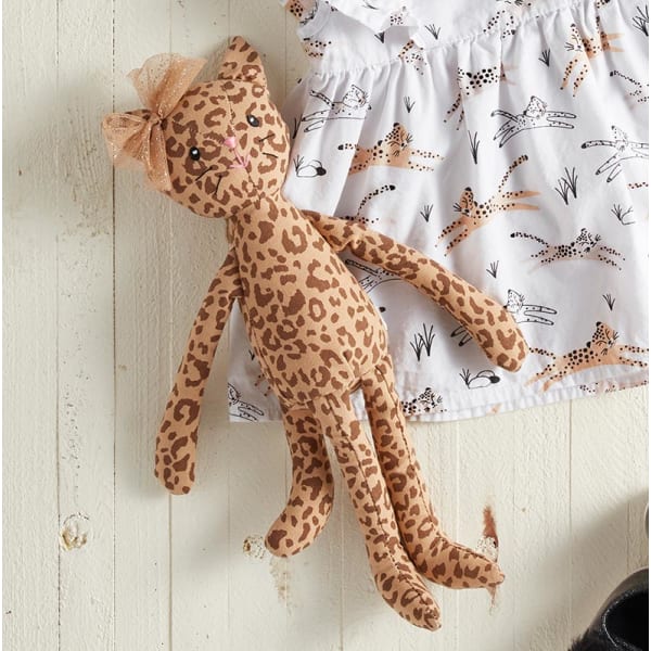 Cheetah Doll | Baby Toddler Toy | 12.75"