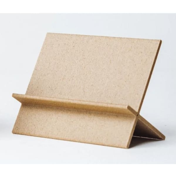 Business Card Holder | Ebony Black, Golden Pine or White Birch | Eco Friendly Recycled Wood and Corn Starch - Color: White Birch