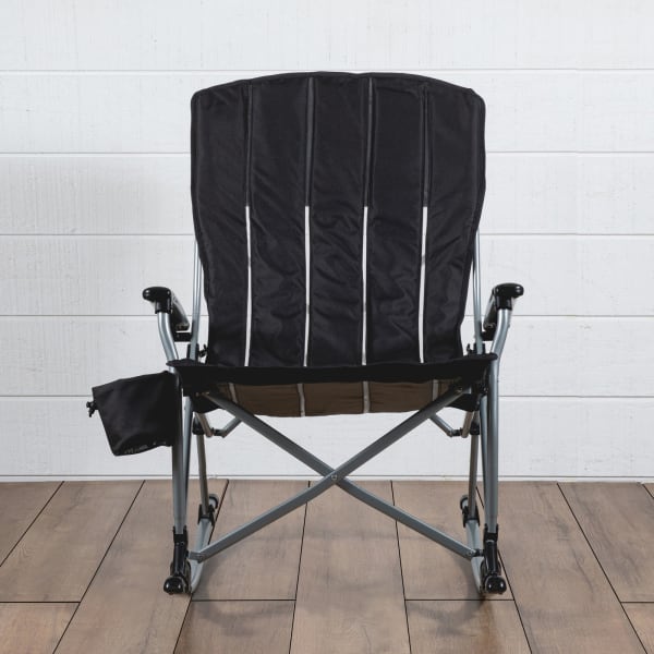 Outdoor Rocking Camp Chair - Color: Black