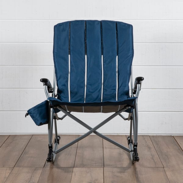 Outdoor Rocking Camp Chair - Color: Navy Blue