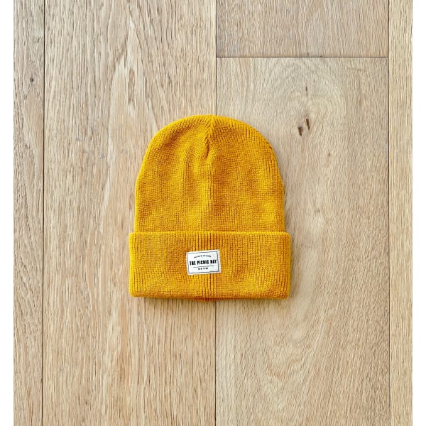 Cotton Beanie Kids - Color: Yellow