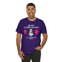 Bear Bros. Gay Wedding Cake Bakers Unisex Short Sleeve Tee [Multiple Color Options]