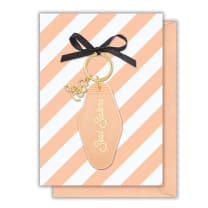 Soul Sisters Motel Style Keychain with Greeting Card | Gift for Her