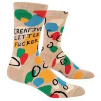 Creative Little Fucker Men's Crew Socks | BlueQ at GetBullish