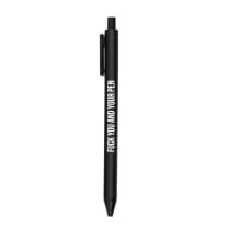 Sweary Fuck Pens Cussing Pen Gift Set - 5 Black Gel Pens Rife with Profanity