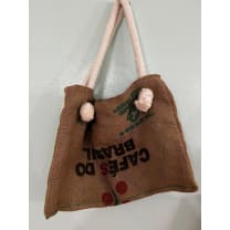 Handmade Burlap Tote Bag