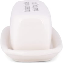 There's No Butter Nana Than You Butter Dish Tray with Lid | Ceramic 8.5"L x 3.5"W