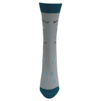 Not Depressed, Just at Work Women's Crew Socks | Gray and Blue Hues