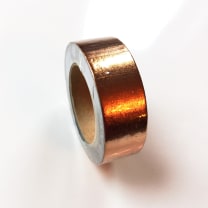 Rose Gold Metallic Washi Tape | Gift Wrapping and Craft Tape