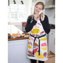 Last Call! Butter Butter Butter Funny Cooking and BBQ Apron Unisex 2 Pockets Adjustable Strap 100% Cotton | BlueQ at GetBullish