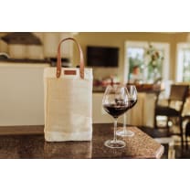 Pinot Jute 2 Bottle Insulated Wine Bag