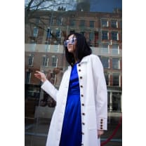 Monique White Coat