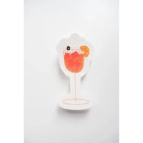 Spritz Cocktail Wine Glass Transparent Sticker