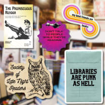 Bibliophile Sticker Bundle | Glossy Die Cut Vinyl Sticker