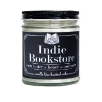 Indie Bookstore Soy Candle Contest Winner | 9 oz Glass Bottle