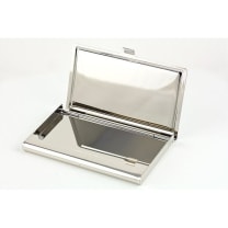 Handmade Silver Art Deco Business Card Holder | ID Card Wallet