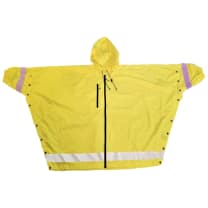 Brella 2020 Lime Green Unisex Hybrid Rain jacket w/ Reflective Strips