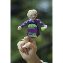 Marie Skłodowska-Curie Refrigerator Magnet and Finger Puppet Mini Doll