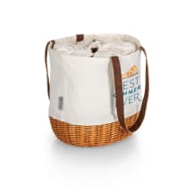 Luca - Coronado Canvas and Willow Basket Tote