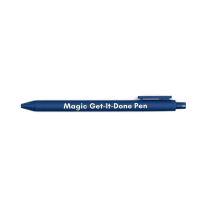 Magic Get-It-Done Pen 💡 | Individual Gel Click Pen in Matte Navy