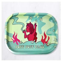 Devil's Puff Puff Pass Rolling Tray | Metal | 7" x 5.5"