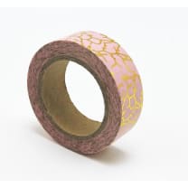 Pink and Gold Filament Washi Tape | Gift Wrapping and Craft Tape