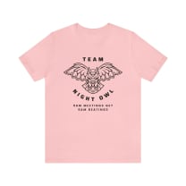 Team Night Owl Unisex Jersey Short Sleeve Tee