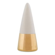 Ring Cone Holder in Grey with Gold Metallic