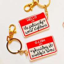 The Patriarchy's Worst Nightmare Feminist Acrylic Keychain