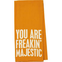 You Are Freakin' Majestic Dish Towel And Unicorn Shaped Cookie Cutter Set