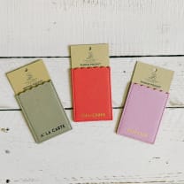 Cha Ching Phone Pocket in Coral Pink | Adhesive Pocket 2.5" x 3.5" for Cards or Cash