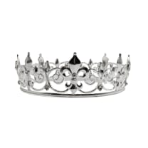 Royalty is Earned Unisex Circular Crown in Gold or Silver | Royalty Crown or Photo Prop Hair Accessory - Color: Silver