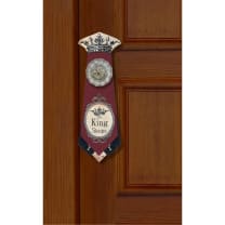 The King Sleeps Tie-Shaped Doorknob Hanger