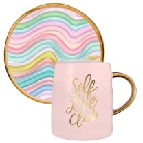 Self Love Club Artisanal Mug and Saucer Set