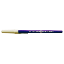 My Love Language Is Silence Ballpoint Pen in Violet | Gen Z Aesthetic Blue Ink